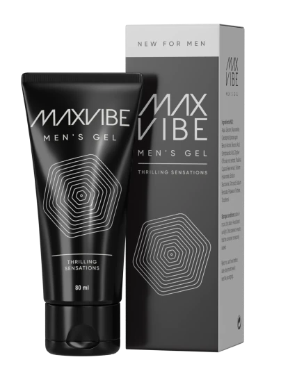 Bote de MaxVibe para mejorar el rendimiento sexual masculino